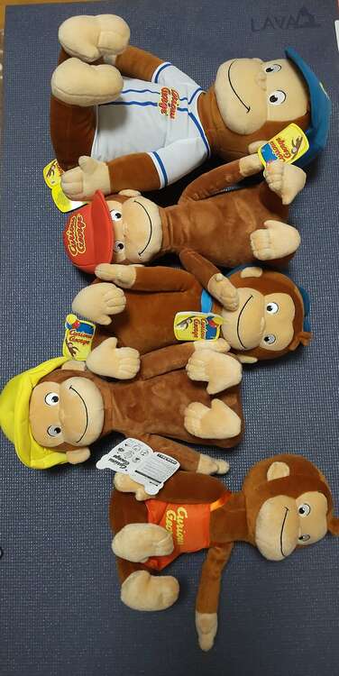 おさるのジョージ ぬいぐるみ（その他のおもちゃ）の商品画像 - 査定依頼日：2025年1月21日 - 最高査定価格：2,000円