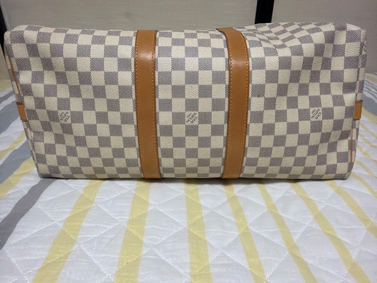 Louis Vuitton（ルイ・ヴィトン）ダミエ・アズール キーポル・バンドリエール45（ブランドバッグ）の商品画像 - 査定依頼日：2026年9月3日 - 最高査定価格：100,000円