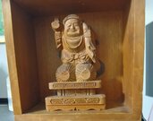 大黒様木彫り13センチぐらい。（美術品・骨董品）の商品画像 - 査定依頼日：2026年2月1日 - 最高査定価格：2,000円