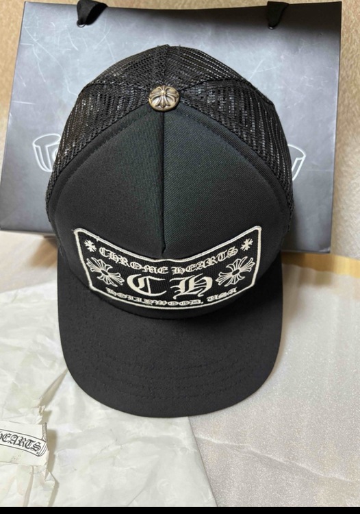 Chrome Hearts Trucker Cap CH Black（古着・ファッション）の商品画像 - 査定依頼日：2026年9月24日 - 最高査定価格：100,000円