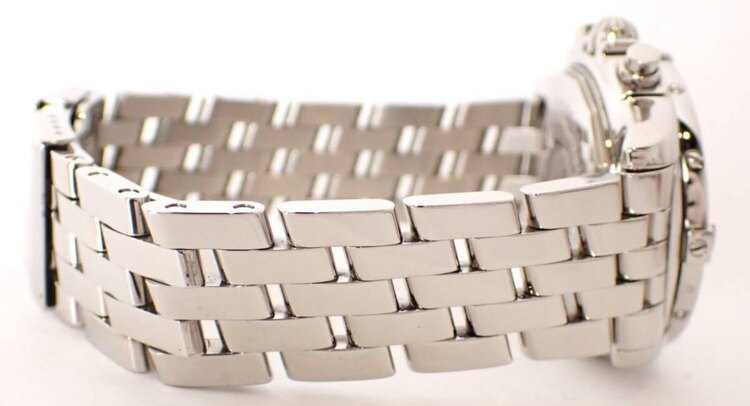 クロノコックピットホワイトシェル文字盤（高級時計）の商品画像 - 査定依頼日：2025年3月7日 - 最高査定価格：145,000円