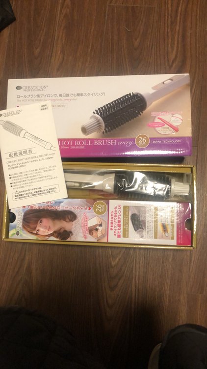 クレイツロールブラシ型アイロン（コスメ・美容・健康器具）の商品画像 - 査定依頼日：2023年1月9日