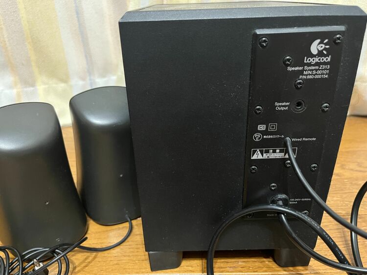 Logicool　Speaker System Z313（オーディオ・スピーカー）の商品画像 - 査定依頼日：2025年8月17日 - 最高査定価格：2,000円