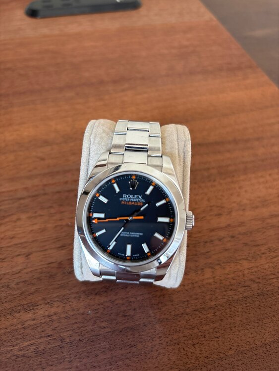 ロレックス ミルガウス 11640（高級時計）の商品画像 - 査定依頼日：2025年4月19日 - 最高査定価格：1,175,000円