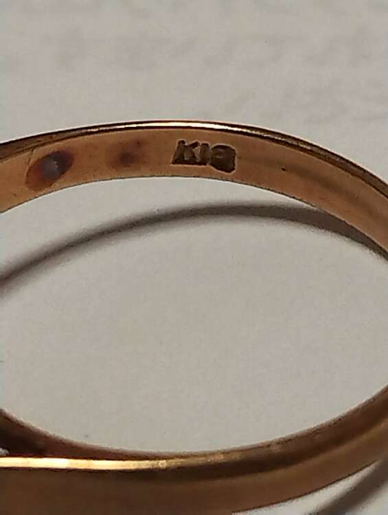 珊瑚18金リング（金・貴金属）の商品画像 - 査定依頼日：2025年4月1日 - 最高査定価格：100,000円