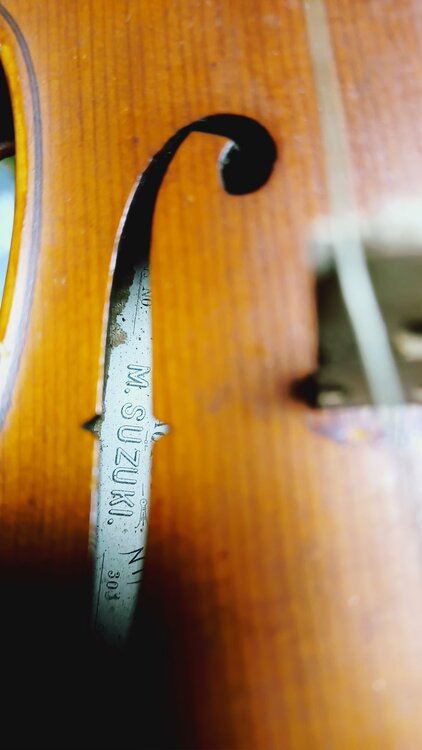 鈴木バイオリン（NAGOYA M.SUZUKI n.o.303）（ピアノ・楽器・PA機材）の商品画像 - 査定依頼日：2026年2月15日 - 最高査定価格：5,000円