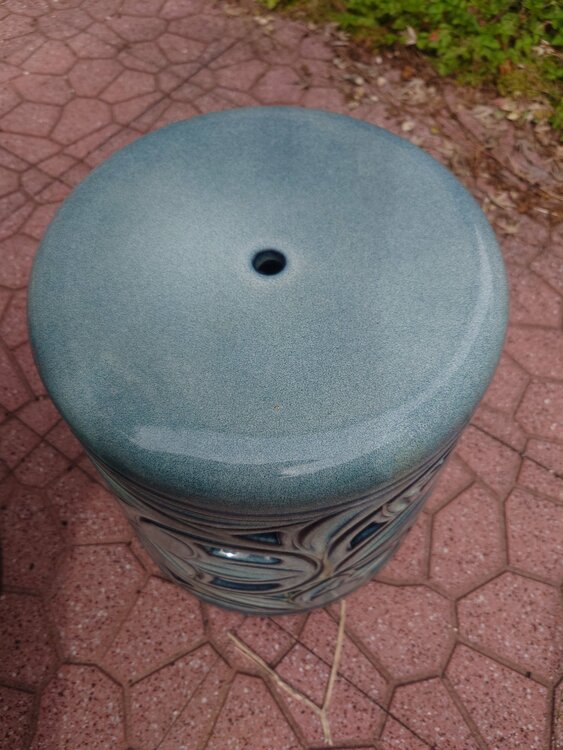 信楽焼ガーデンテーブルセット（美術品・骨董品）の商品画像 - 査定依頼日：2026年4月7日 - 最高査定価格：100,000円