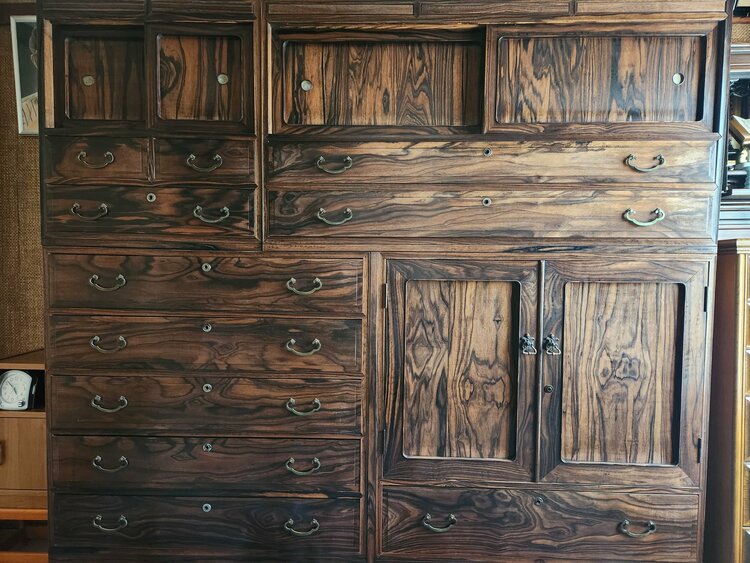 黒檀タンス（美術品・骨董品）の商品画像 - 査定依頼日：2026年3月5日 - 最高査定価格：11,000円