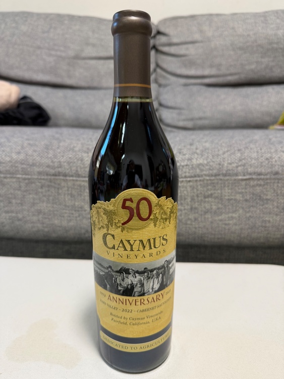 CAYMUS VINEYARDS 2022（お酒）の商品画像 - 査定依頼日：2026年5月5日 - 最高査定価格：7,500円