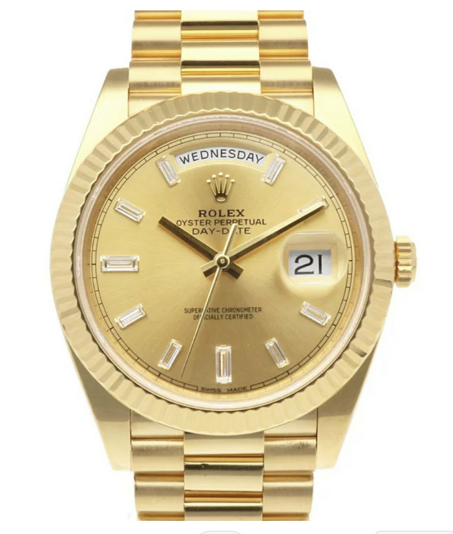 ロレックス デイデイト M228238-0005 バケットダイヤ　イエローごーるど（高級時計）の商品画像 - 査定依頼日：2026年4月1日 - 最高査定価格：12,100,000円