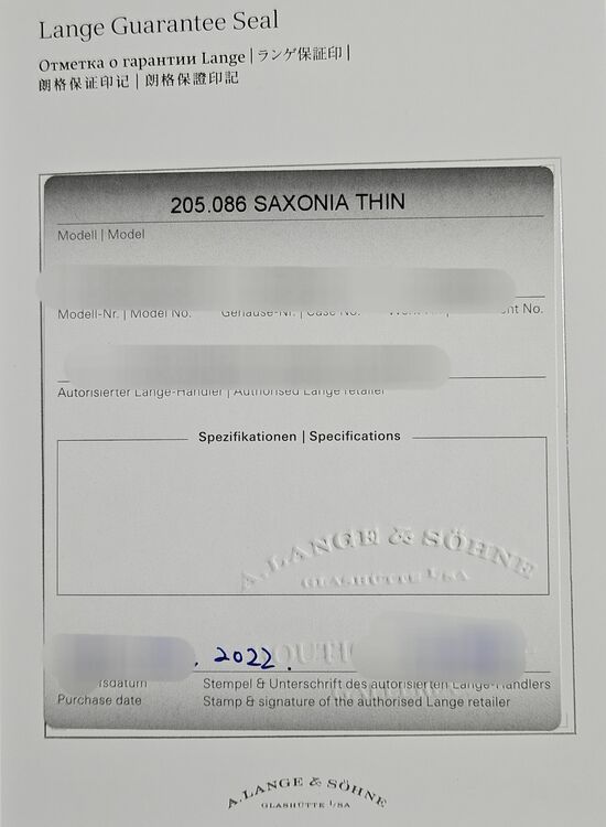 SAXONIA THIN(White Gold) 205.086（高級時計）の商品画像 - 査定依頼日：2025年6月25日 - 最高査定価格：2,580,000円