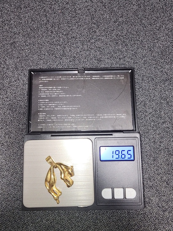 panther pendant（金・貴金属）の商品画像 - 査定依頼日：2026年9月23日 - 最高査定価格：347,000円