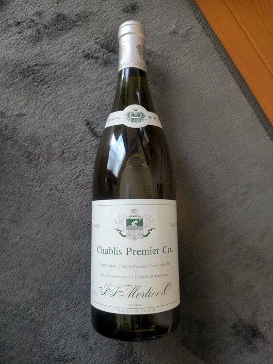 1989年産のシャブリ・プルミエ・クリュ（お酒）の商品画像 - 査定依頼日：2026年3月8日 - 最高査定価格：500円