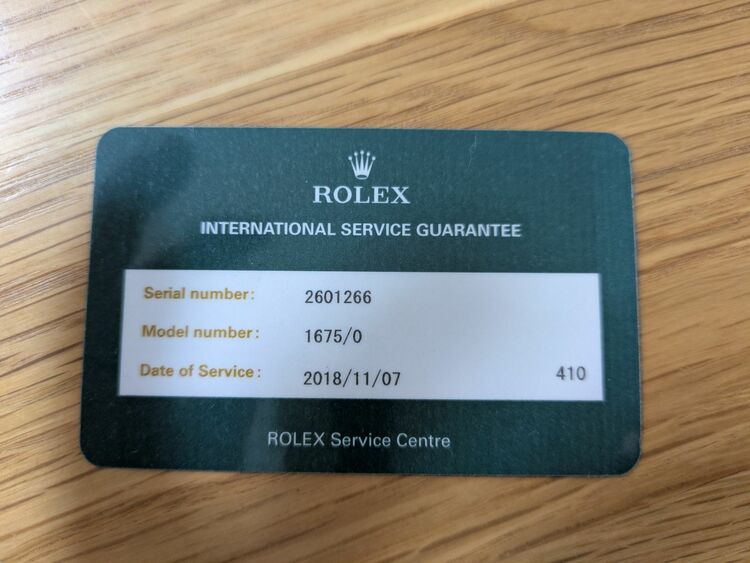 ロレックス GMTマスター 2601266（高級時計）の商品画像 - 査定依頼日：2025年11月15日 - 最高査定価格：2,000,000円