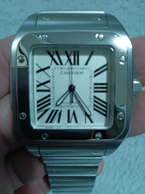 サントス100LM（高級時計）の商品画像 - 査定依頼日：2024年12月10日 - 最高査定価格：600,000円