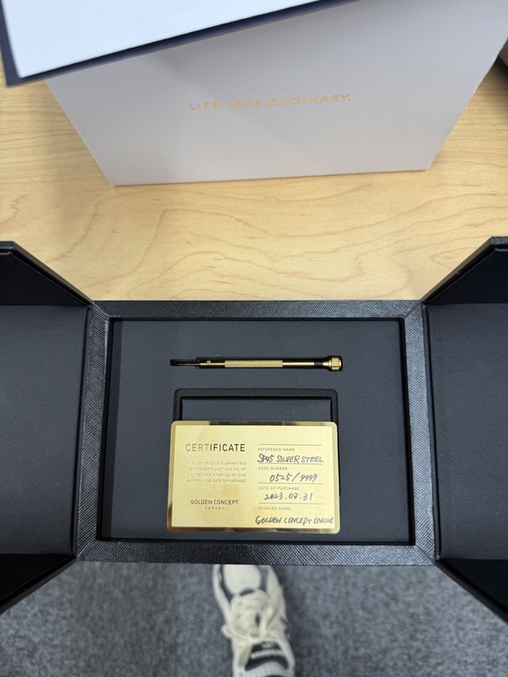 Golden Concept SP45 SILVER STEEL （高級時計）の商品画像 - 査定依頼日：2026年4月22日 - 最高査定価格：8,000円