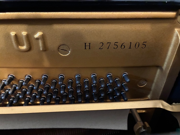 YAMAHA U1 2756105（ピアノ・楽器・PA機材）の商品画像 - 査定依頼日：2026年7月21日 - 最高査定価格：115,000円