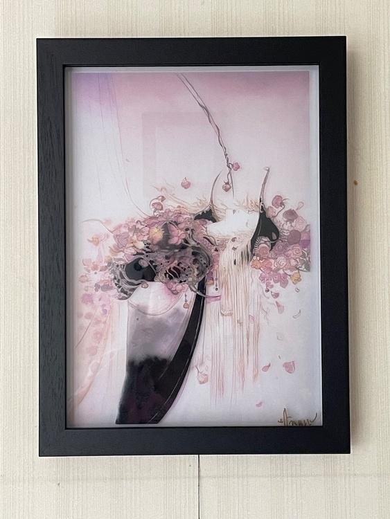 天野喜孝『薔薇姫』サイン入り（美術品・骨董品）の商品画像 - 査定依頼日：2026年5月18日 - 最高査定価格：15,000円