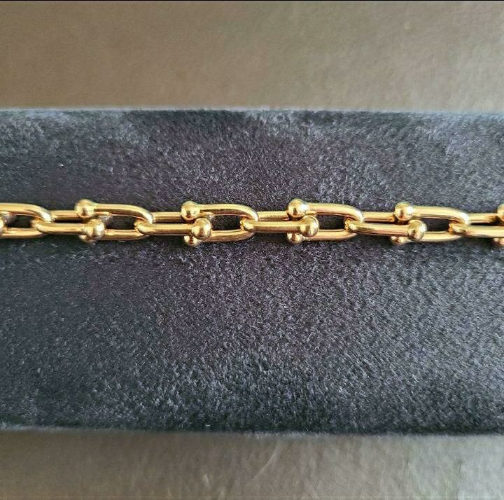 ティファニー ハードウェア ブレスレット ローズゴールド（金・貴金属）の商品画像 - 査定依頼日：2022年5月19日 - 最高査定価格：230,000円