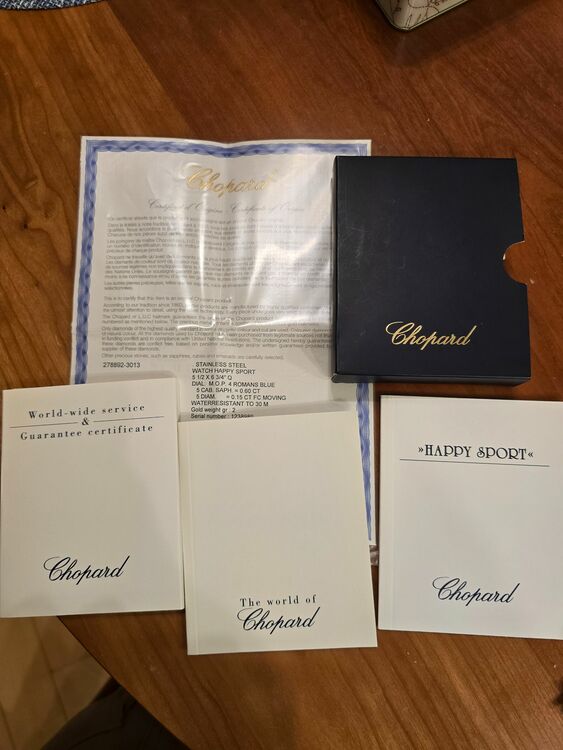 ショパール ハッピースポーツ 278892-3013（高級時計）の商品画像 - 査定依頼日：2025年11月9日 - 最高査定価格：500,000円