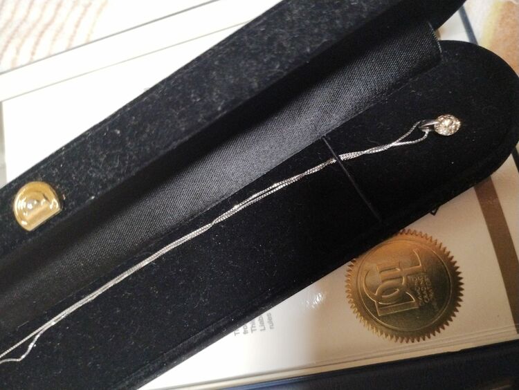 プラチナダイヤモンドネックレス（金・貴金属）の商品画像 - 査定依頼日：2025年11月9日 - 最高査定価格：60,000円