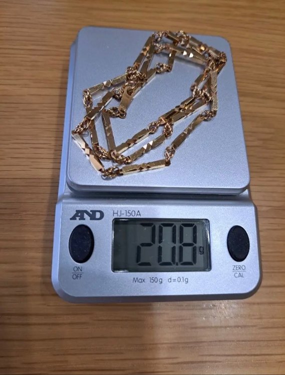 k18 ネックレス　20g（金・貴金属）の商品画像 - 査定依頼日：2023年7月5日 - 最高査定価格：138,000円