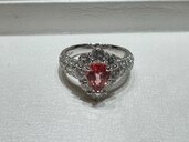 パパラチアサファイアリング（ピトー(Ptau)）の商品画像 - 美品 - 査定完了日：2025.01.07 - 最高査定価格：200,000円