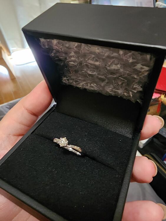 Pdmプラチナ オブリークメレーダイヤモンドリング（宝石）の商品画像 - 査定依頼日：2025年7月13日 - 最高査定価格：40,000円