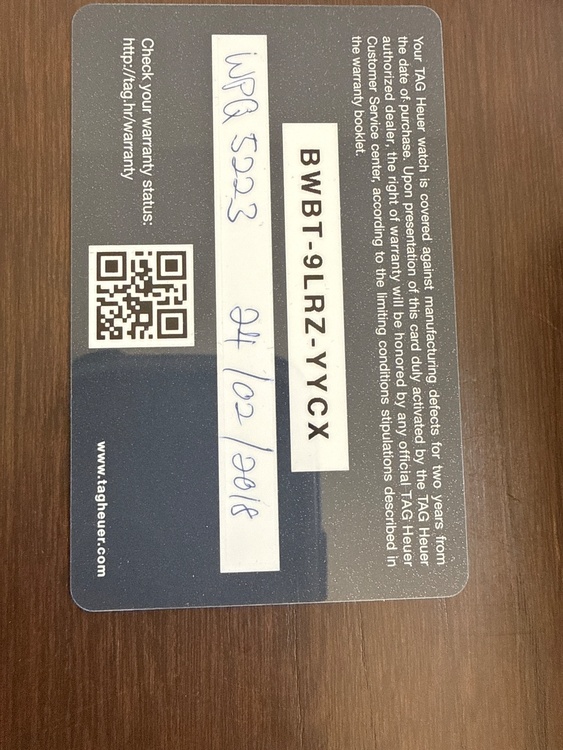 タグホイヤー カレラ （高級時計）の商品画像 - 査定依頼日：2026年1月4日 - 最高査定価格：480,000円