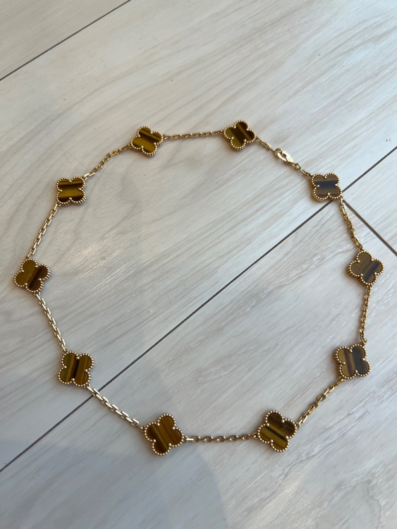 ヴァンクリーフ&アーペル　10モチーフ　タイガーズアイ（金・貴金属）の商品画像 - 査定依頼日：2025年6月4日 - 最高査定価格：1,300,000円