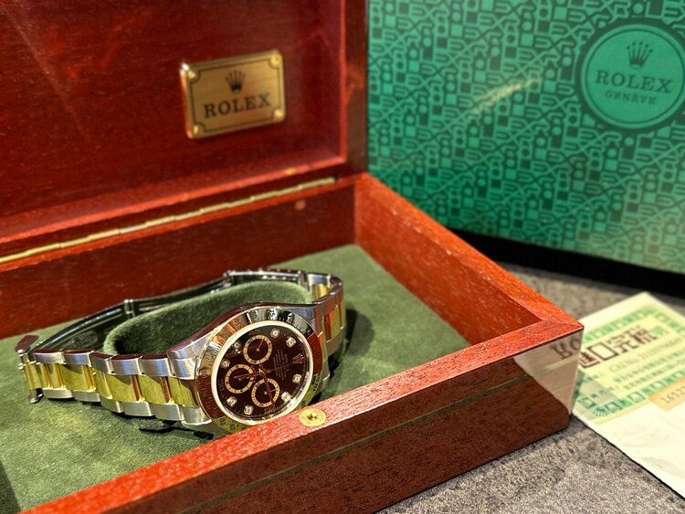 ロレックスデイトナコンビ（高級時計）の商品画像 - 査定依頼日：2025年1月17日 - 最高査定価格：2,250,000円