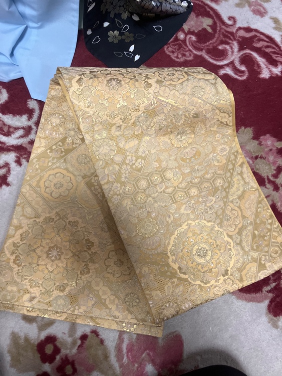 汕頭刺繍　全通　袋帯（着物）の商品画像 - 査定依頼日：2026年6月21日 - 最高査定価格：2,000円