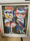 水野朝　油絵１０号（美術品・骨董品）の商品画像 - 査定依頼日：2026年1月19日 - 最高査定価格：500円