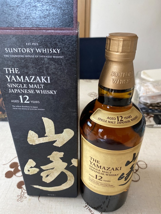 山崎12年（お酒）の商品画像 - 査定依頼日：2025年7月12日 - 最高査定価格：19,500円