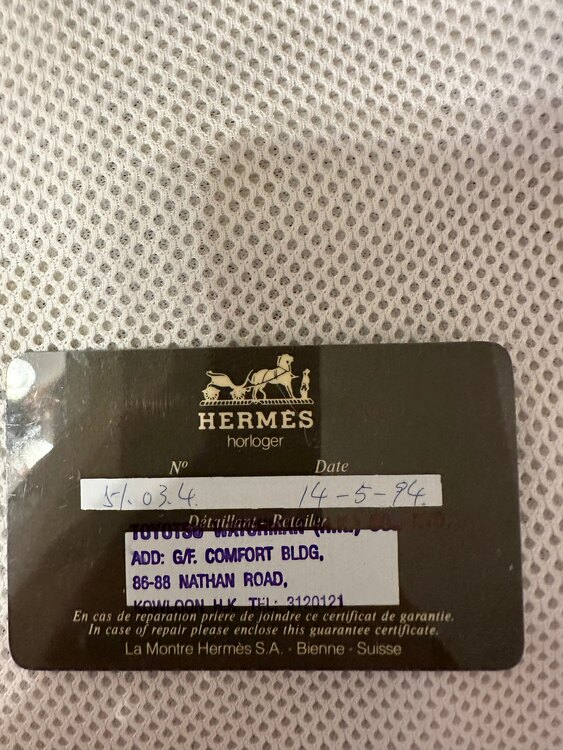 エルメス　クリッパー（高級時計）の商品画像 - 査定依頼日：2025年5月6日 - 最高査定価格：25,000円