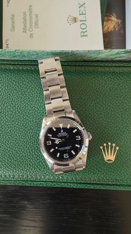 ロレックス エクスプローラー 114270（高級時計）の商品画像 - 査定依頼日：2025年11月22日 - 最高査定価格：1,000,000円