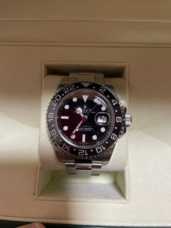 ロレックス GMTマスター m27801（高級時計）の商品画像 - 査定依頼日：2025年1月7日 - 最高査定価格：1,600,000円