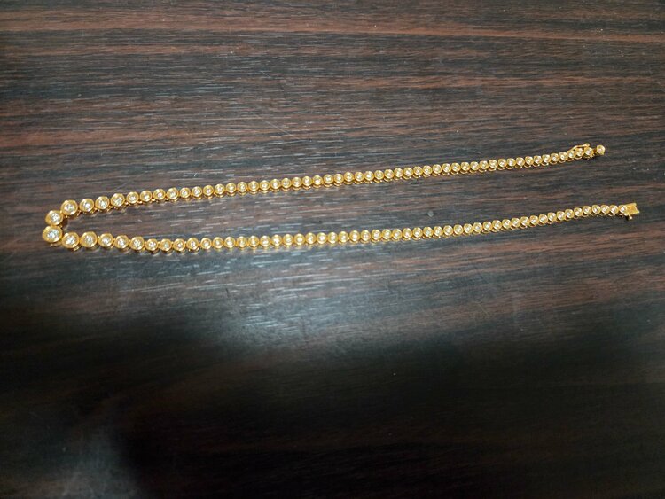 ダイヤモンドテニスネックレス（金・貴金属）の商品画像 - 査定依頼日：2026年1月20日 - 最高査定価格：650,000円