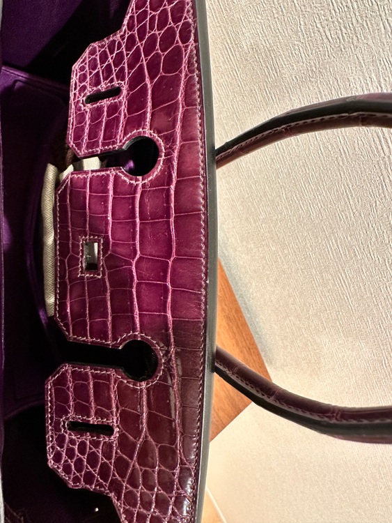 バーキン　クロコ30 超美品　アメジスト　紫色（ブランドバッグ）の商品画像 - 査定依頼日：2025年10月11日 - 最高査定価格：4,000,000円