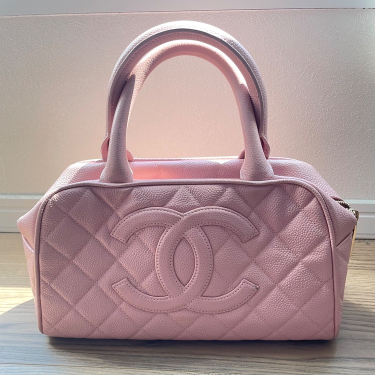 シャネル キャビアスキン ミニボストンバッグ（ブランドバッグ）の商品画像 - 査定依頼日：2025年9月15日 - 最高査定価格：250,000円