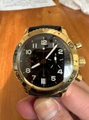 アエロナバルイエローゴールド（高級時計）の商品画像 - 査定依頼日：2024年5月10日 - 最高査定価格：1,100,000円