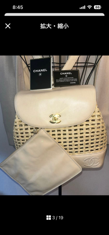 Chanel トリプルココ　　 リュック　レザー　（ブランドバッグ）の商品画像 - 査定依頼日：2026年4月10日 - 最高査定価格：140,000円