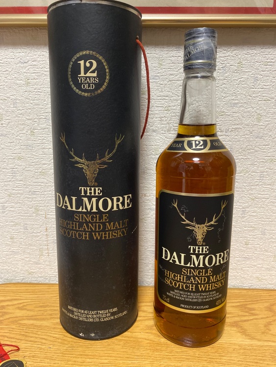 ダルモア 12年　750ml43%（お酒）の商品画像 - 査定依頼日：2025年9月22日 - 最高査定価格：18,000円