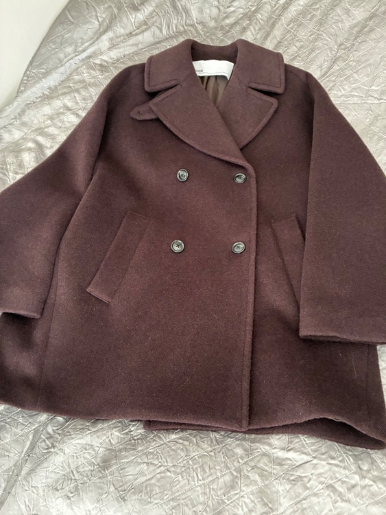 TICCA ピーコート　ブラウン色　1回のみ着用（古着・ファッション）の商品画像 - 査定依頼日：2026年1月26日 - 最高査定価格：3,000円