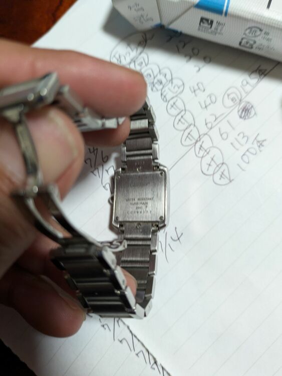 カルティエ タンク （高級時計）の商品画像 - 査定依頼日：2025年7月28日 - 最高査定価格：550,000円