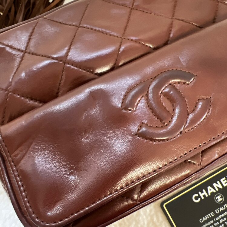 美品　シャネル　マトラッセ　ブラウン（ブランドバッグ）の商品画像 - 査定依頼日：2025年2月17日 - 最高査定価格：250,000円