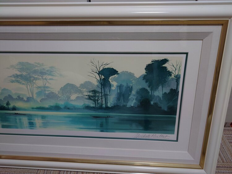 ミッシェル・バテュ　モンスーンの後に　（美術品・骨董品）の商品画像 - 査定依頼日：2026年2月24日 - 最高査定価格：1,000円