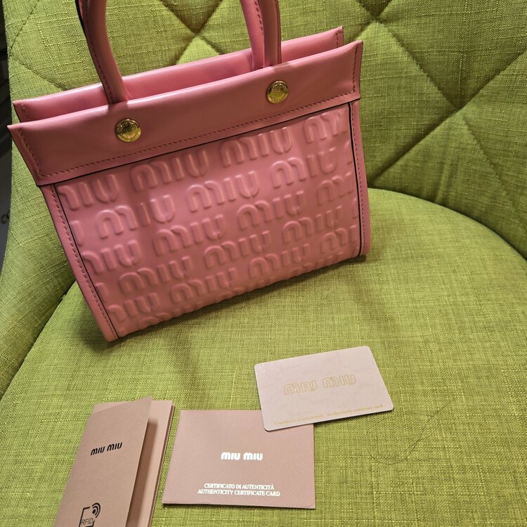 エンボスロゴレザーバッグ（ブランドバッグ）の商品画像 - 査定依頼日：2025年12月14日 - 最高査定価格：120,000円