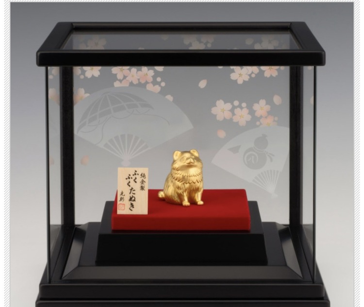 純金製 ふくふくたぬき（金・貴金属）の商品画像 - 査定依頼日：2026年3月3日 - 最高査定価格：350,000円