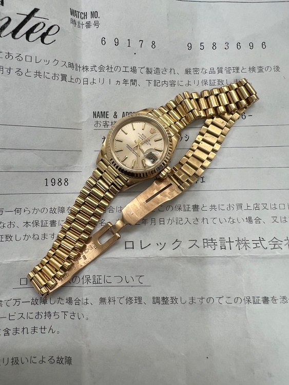 ロレックス デイトジャスト 6917（高級時計）の商品画像 - 査定依頼日：2026年1月13日 - 最高査定価格：1,720,000円